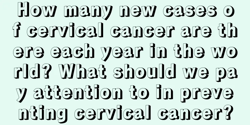 How many new cases of cervical cancer are there each year in the world? What should we pay attention to in preventing cervical cancer?