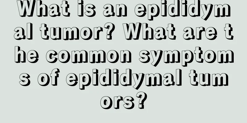 What is an epididymal tumor? What are the common symptoms of epididymal tumors?