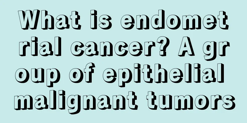 What is endometrial cancer? A group of epithelial malignant tumors