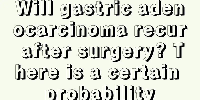 Will gastric adenocarcinoma recur after surgery? There is a certain probability