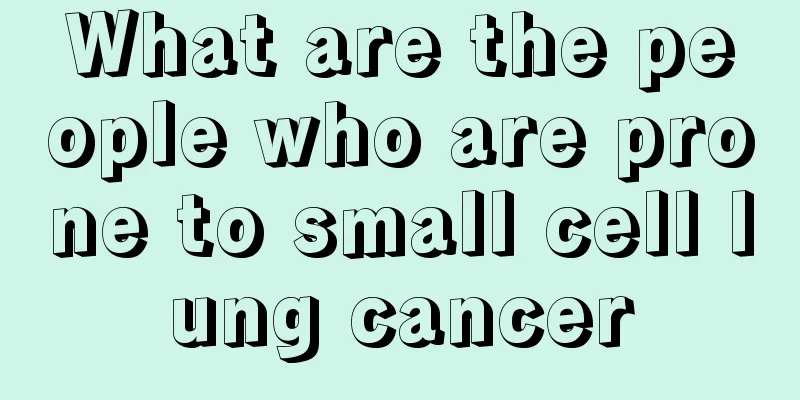 What are the people who are prone to small cell lung cancer