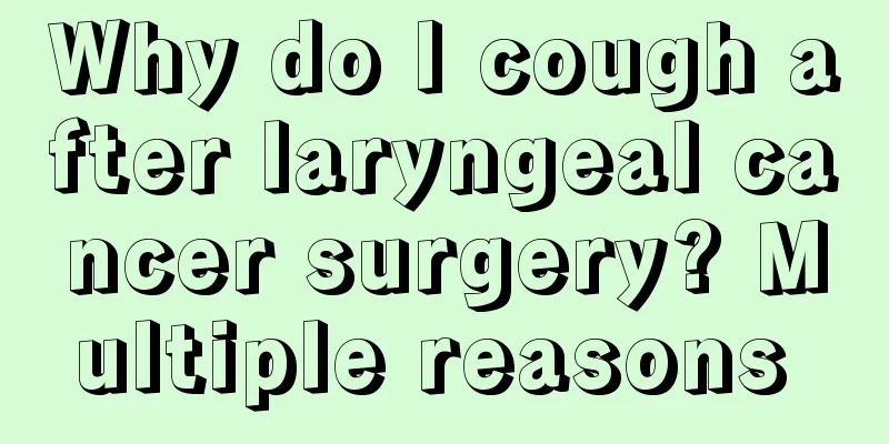 Why do I cough after laryngeal cancer surgery? Multiple reasons 