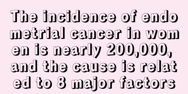 The incidence of endometrial cancer in women is nearly 200,000, and the cause is related to 8 major factors