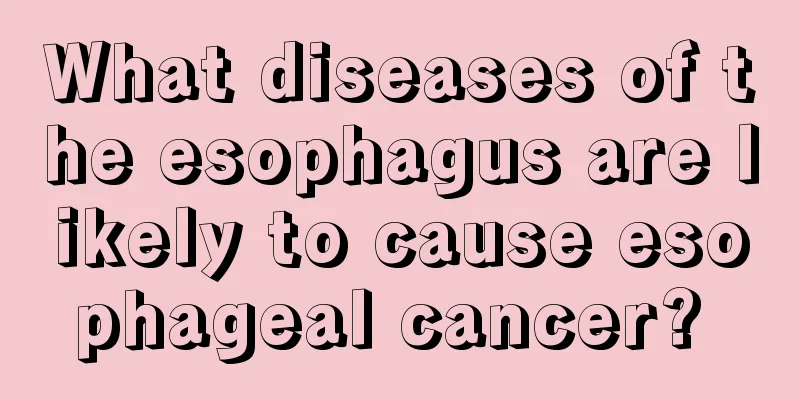 What diseases of the esophagus are likely to cause esophageal cancer? 