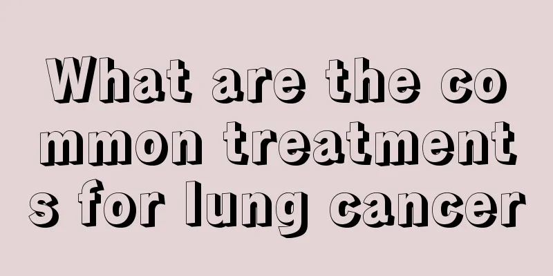What are the common treatments for lung cancer
