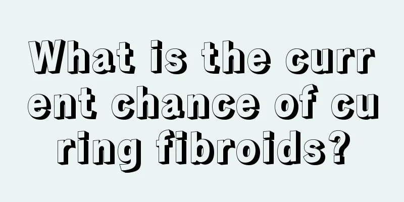 What is the current chance of curing fibroids?