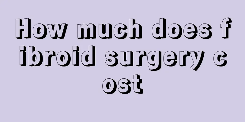 How much does fibroid surgery cost