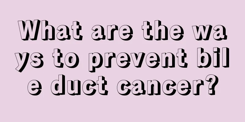 What are the ways to prevent bile duct cancer?