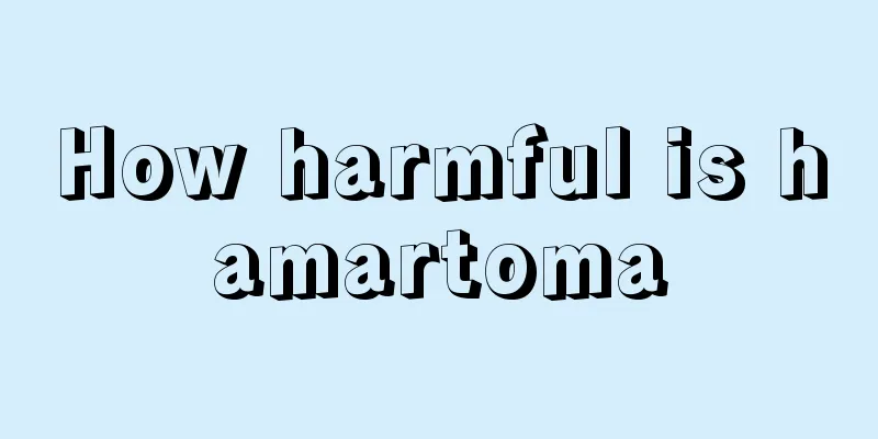 How harmful is hamartoma