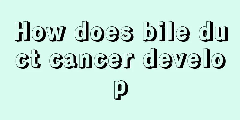 How does bile duct cancer develop