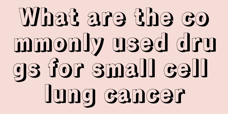 What are the commonly used drugs for small cell lung cancer