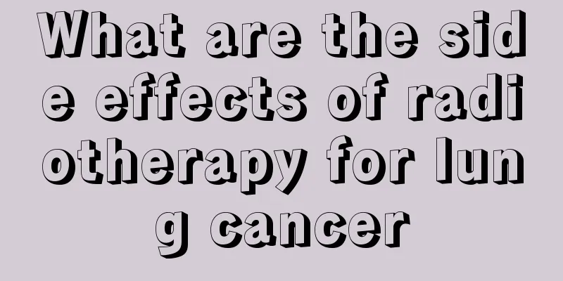 What are the side effects of radiotherapy for lung cancer