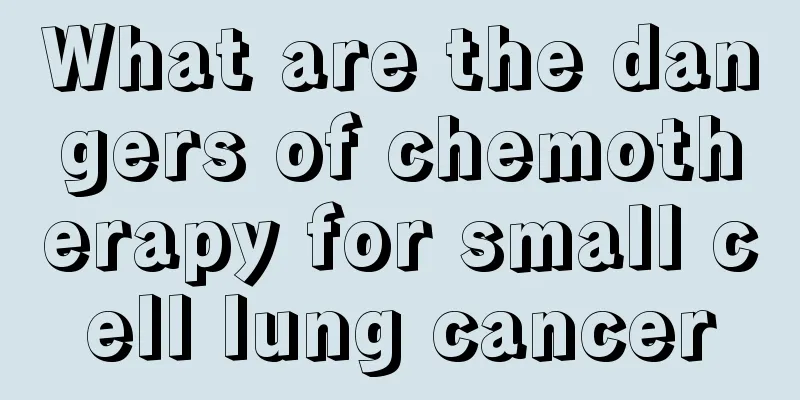 What are the dangers of chemotherapy for small cell lung cancer