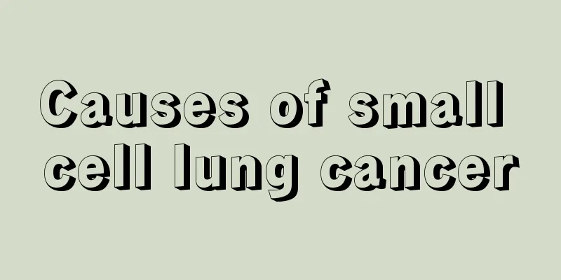 Causes of small cell lung cancer