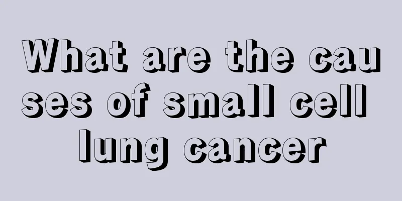 What are the causes of small cell lung cancer