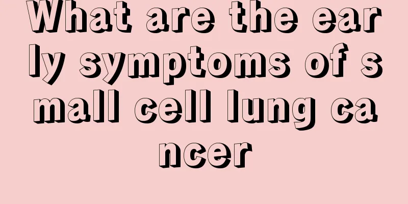What are the early symptoms of small cell lung cancer