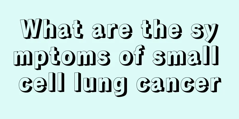 What are the symptoms of small cell lung cancer