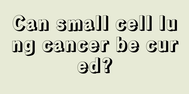 Can small cell lung cancer be cured?