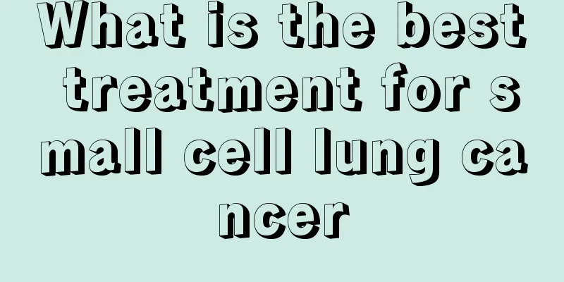 What is the best treatment for small cell lung cancer