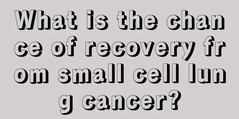 What is the chance of recovery from small cell lung cancer?