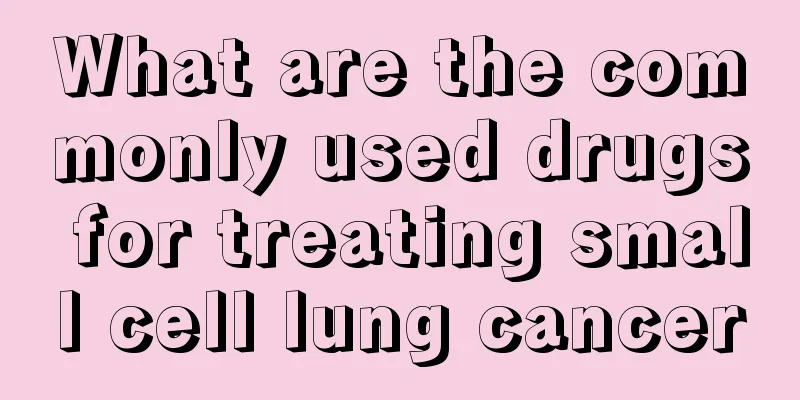 What are the commonly used drugs for treating small cell lung cancer