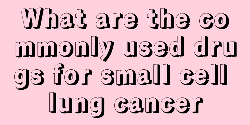 What are the commonly used drugs for small cell lung cancer