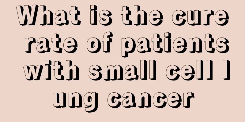What is the cure rate of patients with small cell lung cancer