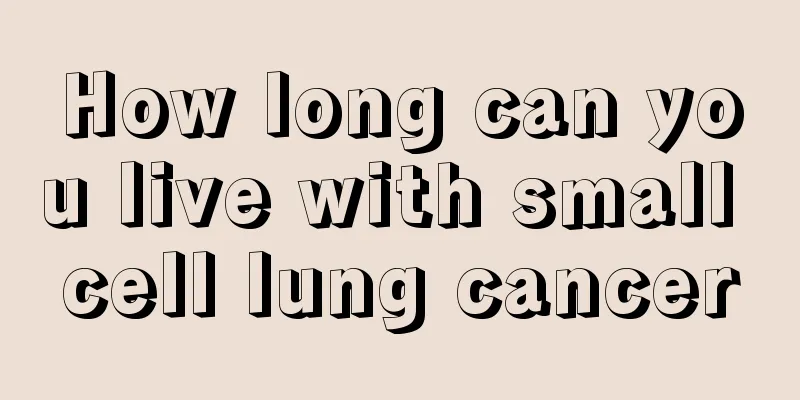 How long can you live with small cell lung cancer
