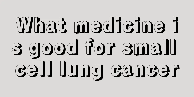 What medicine is good for small cell lung cancer
