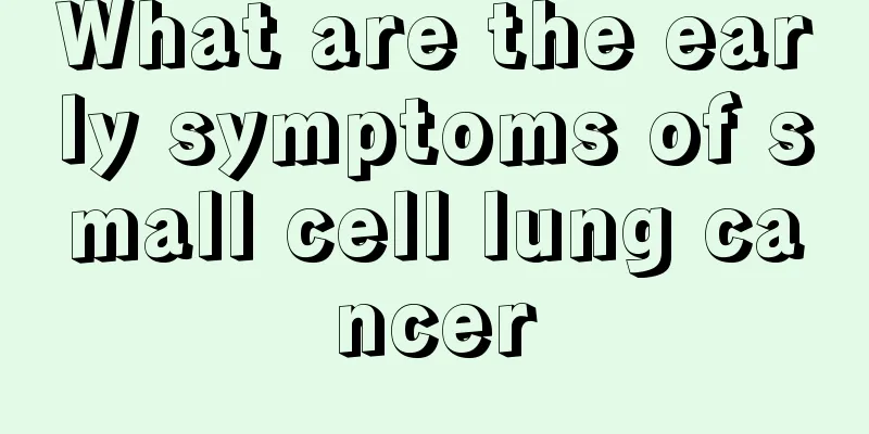 What are the early symptoms of small cell lung cancer