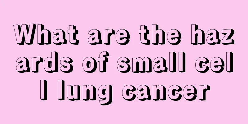 What are the hazards of small cell lung cancer