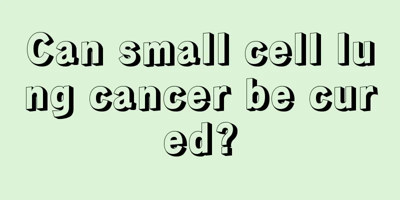 Can small cell lung cancer be cured?