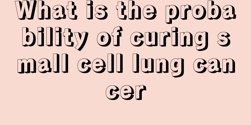 What is the probability of curing small cell lung cancer