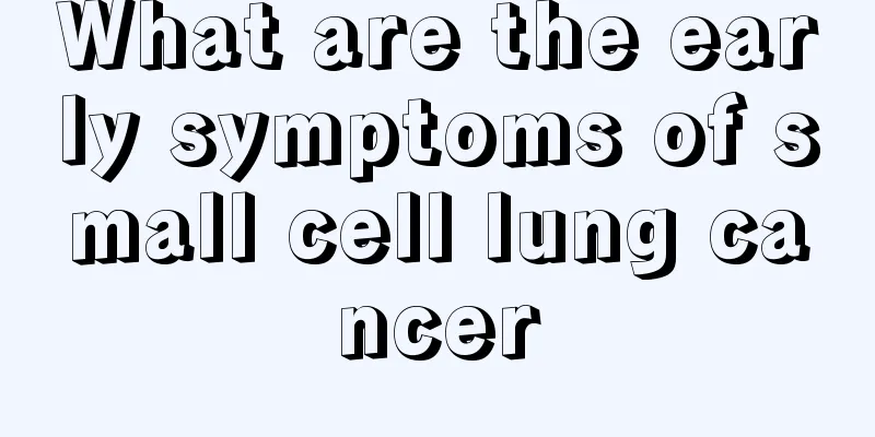 What are the early symptoms of small cell lung cancer