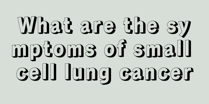 What are the symptoms of small cell lung cancer