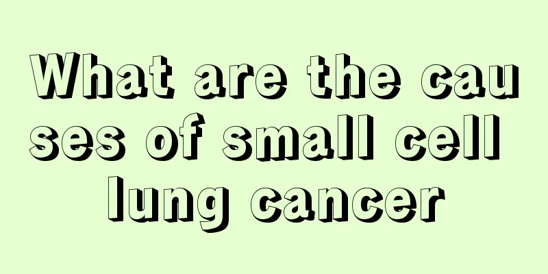 What are the causes of small cell lung cancer