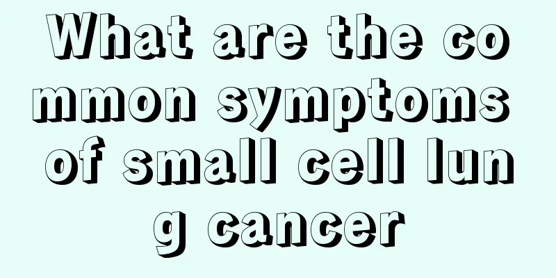 What are the common symptoms of small cell lung cancer