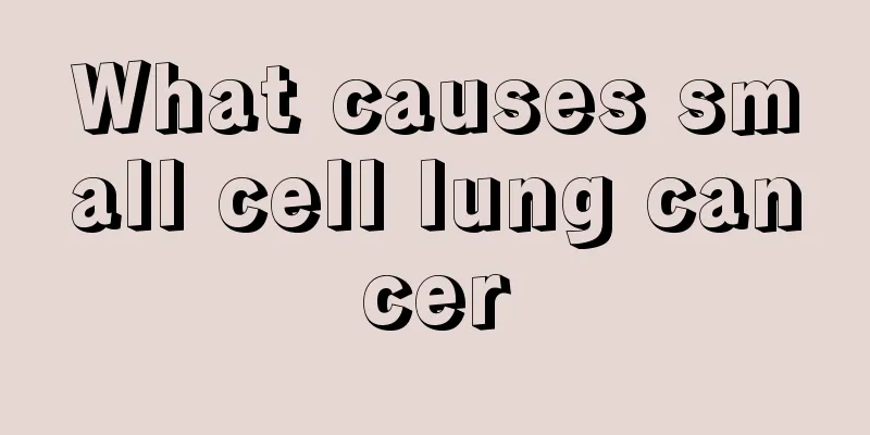 What causes small cell lung cancer