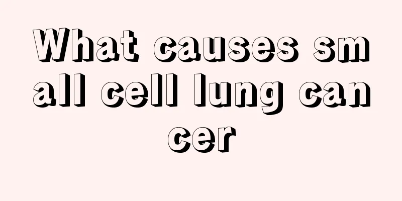 What causes small cell lung cancer