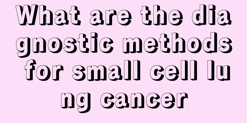 What are the diagnostic methods for small cell lung cancer