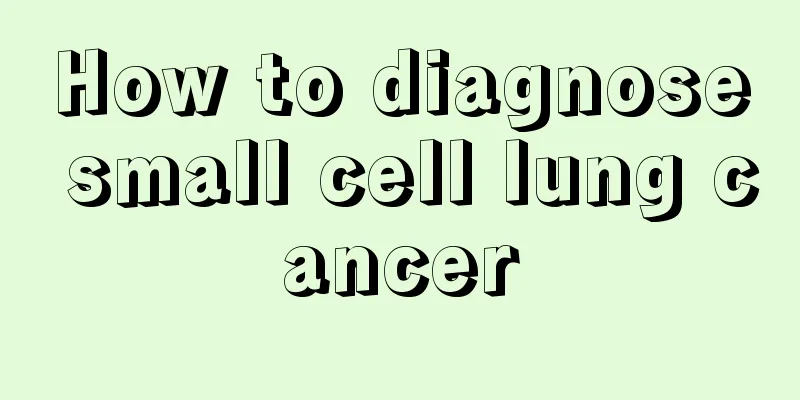 How to diagnose small cell lung cancer