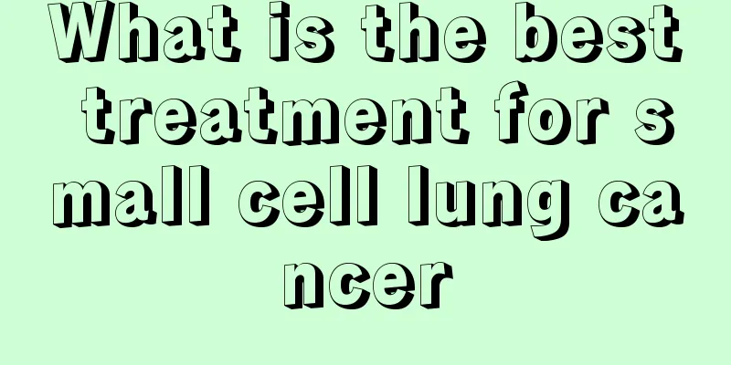 What is the best treatment for small cell lung cancer