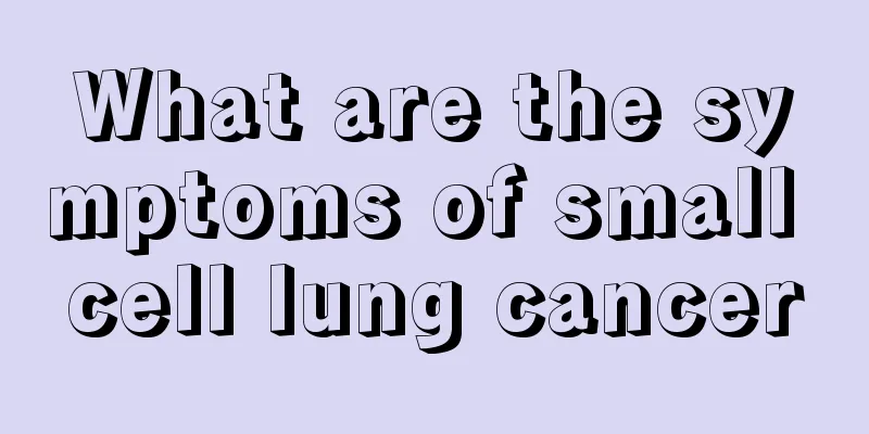 What are the symptoms of small cell lung cancer