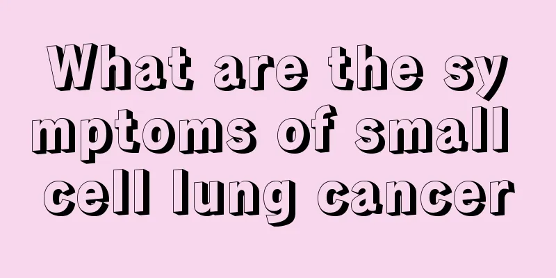 What are the symptoms of small cell lung cancer