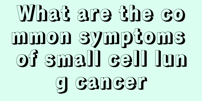 What are the common symptoms of small cell lung cancer