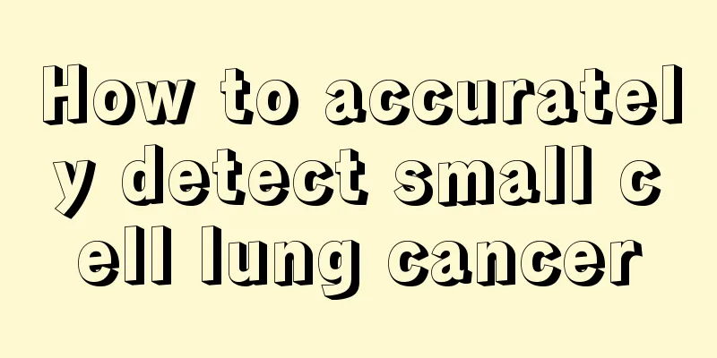 How to accurately detect small cell lung cancer