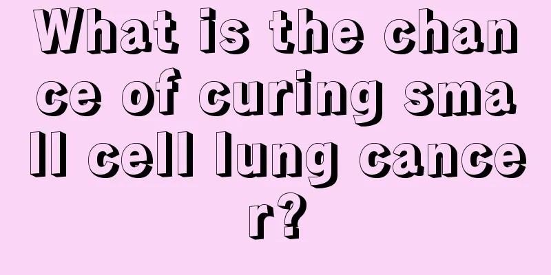 What is the chance of curing small cell lung cancer?