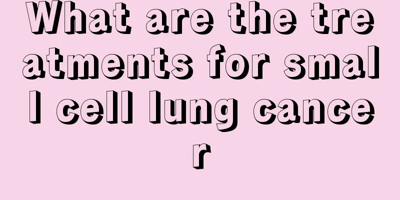 What are the treatments for small cell lung cancer