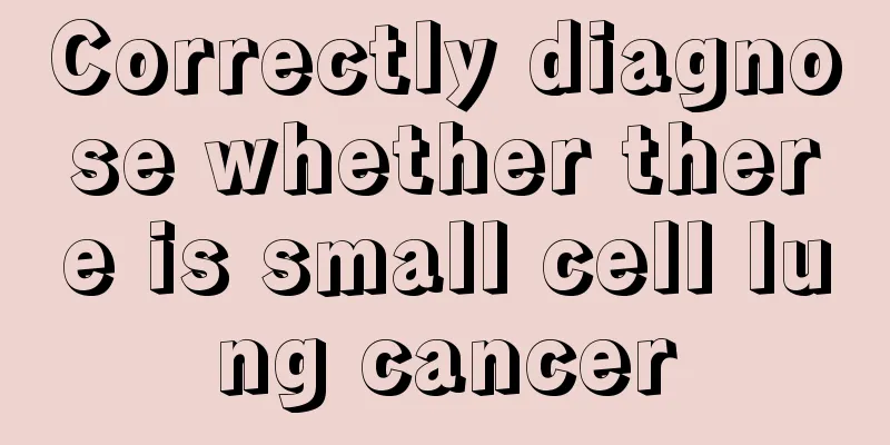 Correctly diagnose whether there is small cell lung cancer