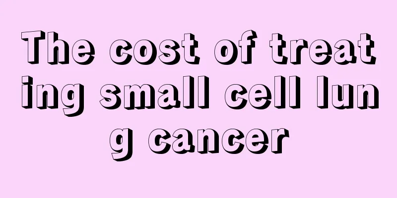 The cost of treating small cell lung cancer